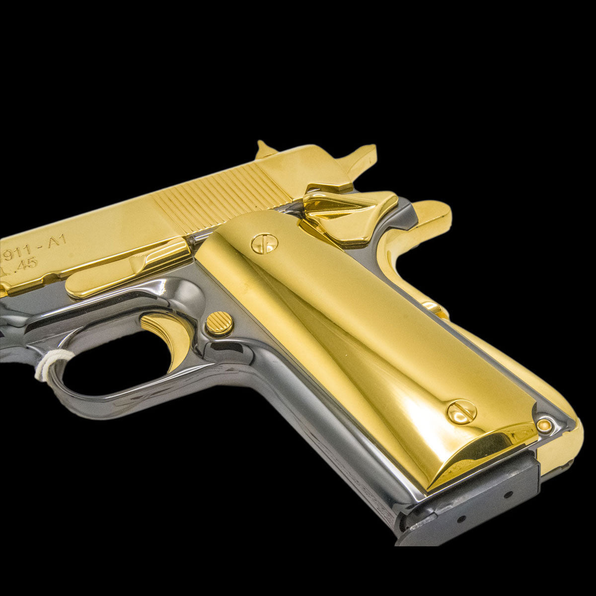24K Gold Plated Full Size 1911 Grips with Ambidextrous Cut – Limited Edition