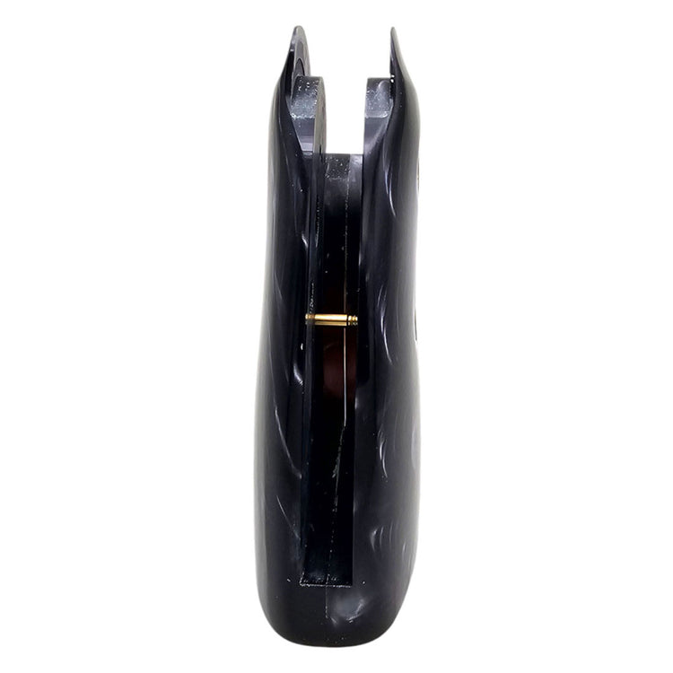 USA-made black pearl grip for Colt-style revolvers, CNC precision